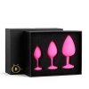 Jewellery - Silicone PLUG - SET Pink